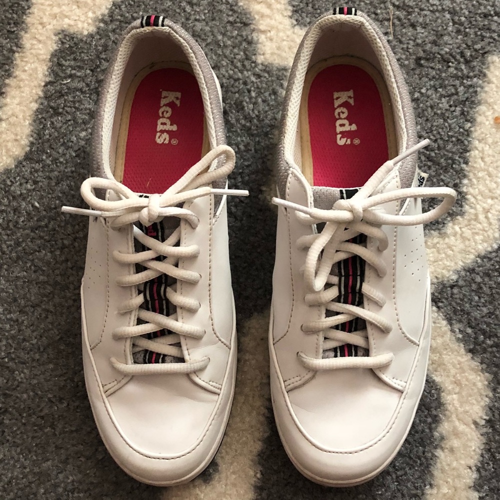 White sporty Keds